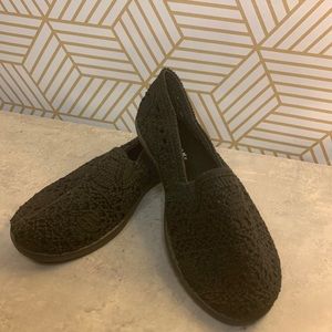 Crochet Style Slip On Flats
